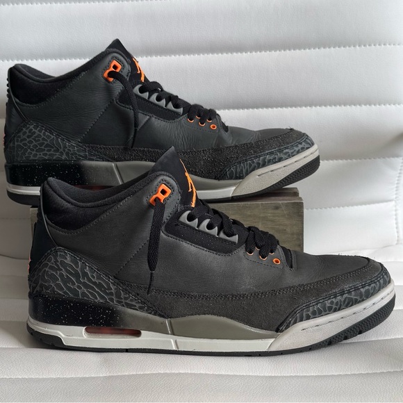 Nike Air Jordan 3 Retro Fear 2023 Mens Size 11 Total Orange Black CT8532 080 - Picture 4 of 15
